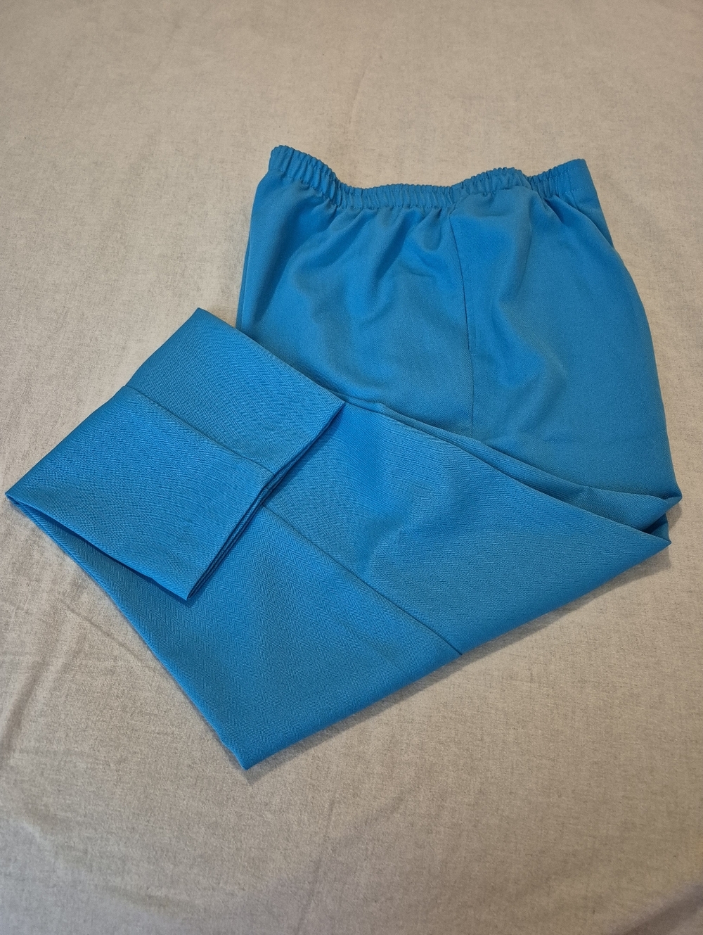 Draper's & Damon Petites Teal Polyster Pants